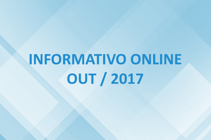 Informativo Online – Out / 2017