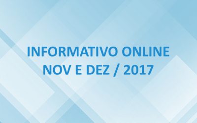 Informativo Online – Nov e Dez / 17