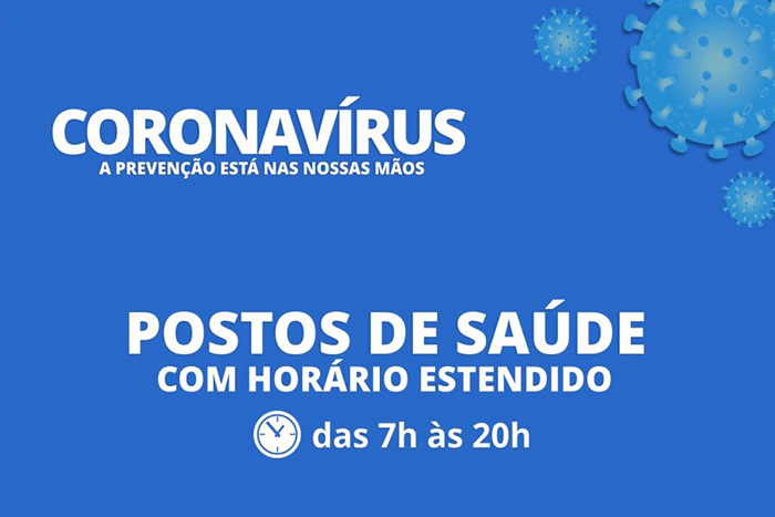 Coronavírus: Unidades de Saúde com horário estendido
