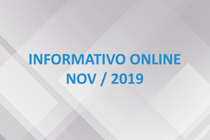 Informativo Online – Nov / 2019