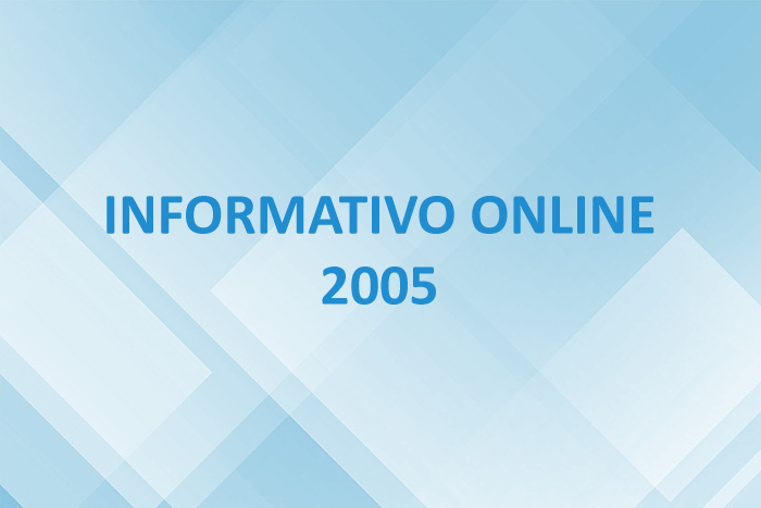 Informativo Online – 2005