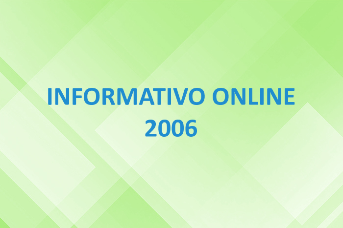 Informativo Online – 2006