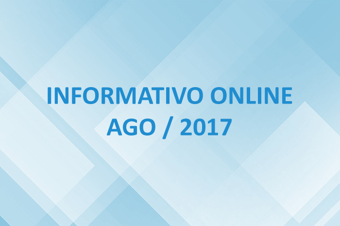 Informativo Online – Ago / 2017