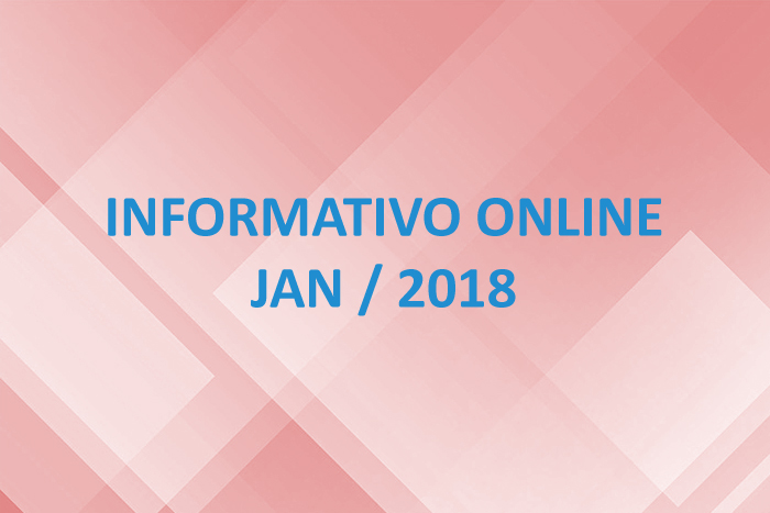 Informativo Online – Jan / 2018