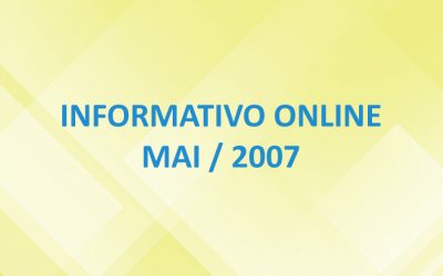 Informativo Online – Mai / 2007