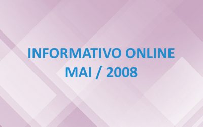 Informativo Online – Mai / 2008