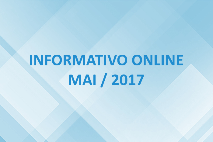 Informativo Online – Mai / 2017