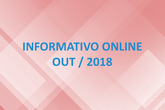 Informativo Online – Out / 2018