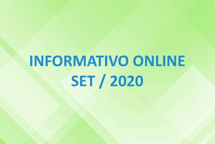 Informativo Online – Set / 2020