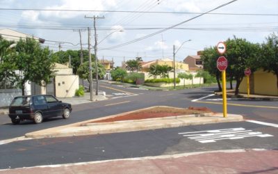 Acertos geométricos na Rua Henrique Lupo para maior segurança no trânsito