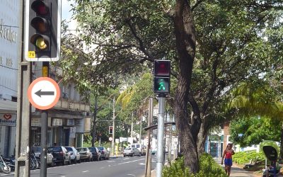 Juliana comemora instalação de semáforos com focos específicos para pedestres