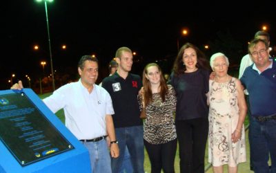 Juliana comemora inauguração de mais uma praça em Araraquara