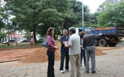 Praça do Faveral passa por reformas de recuperação