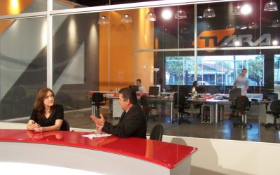 Juliana Damus participa do ciclo de entrevistas da TVARA
