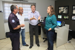Nove câmeras da Central de monitoramento não funcionam, constatam vereadores