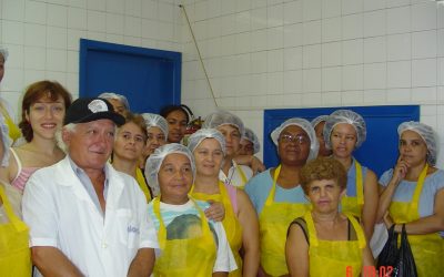 Curso de panetone na Escola Estadual Antonio Oliveira Bueno Filho