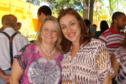 Juliana Damus prestigia inauguração das novas instalações do Senac