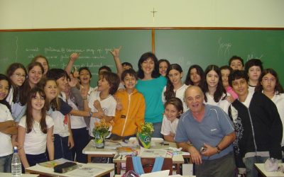 Juliana foi entrevistada pelos alunos do Colégio Progresso