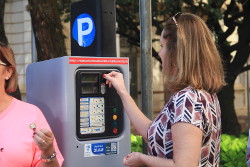Juliana Damus participa do Dia do Estacionamento Solidário